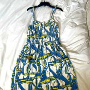 Lilly Pulitzer sailboat terry cloth Dress